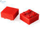 130297 Propackの薄いナイロン剛毛のベクトル5000赤い円形のフィートのブロック