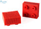 130297 Propackの薄いナイロン剛毛のベクトル5000赤い円形のフィートのブロック